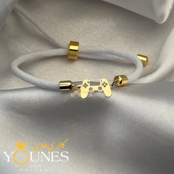 دستبند دسته بازی پلیستیشن طلا لیزری